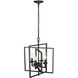 Nellis 4 Light 14 inch Matte Black Pendant Ceiling Light